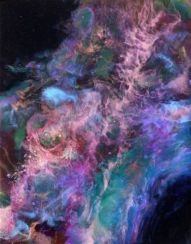 Original Outer Space Paintings by Tiffani Buteau