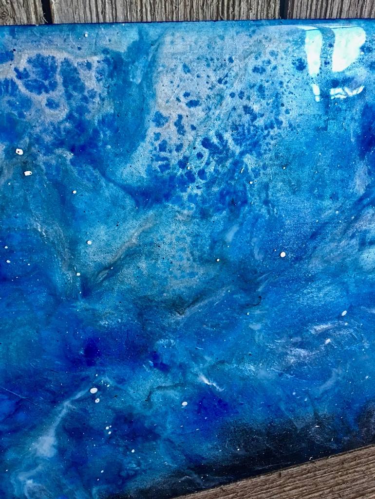 Original Abstract Expressionism Outer Space Painting by Tiffani Buteau