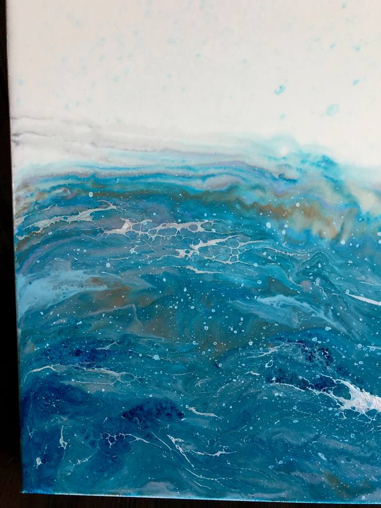 Original Fine Art Seascape Painting by Tiffani Buteau