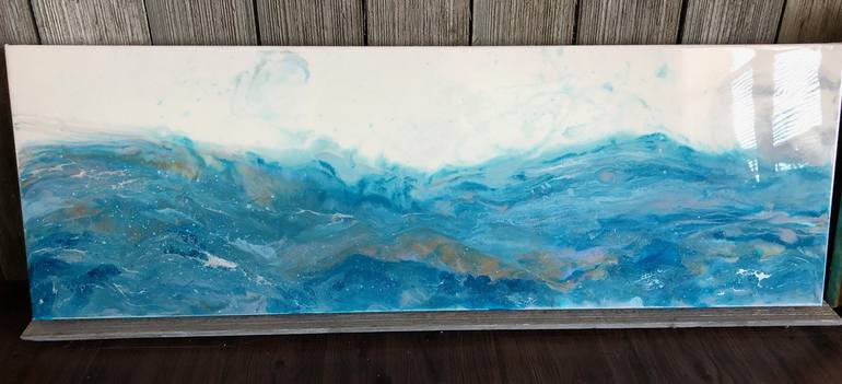 Original Fine Art Seascape Painting by Tiffani Buteau