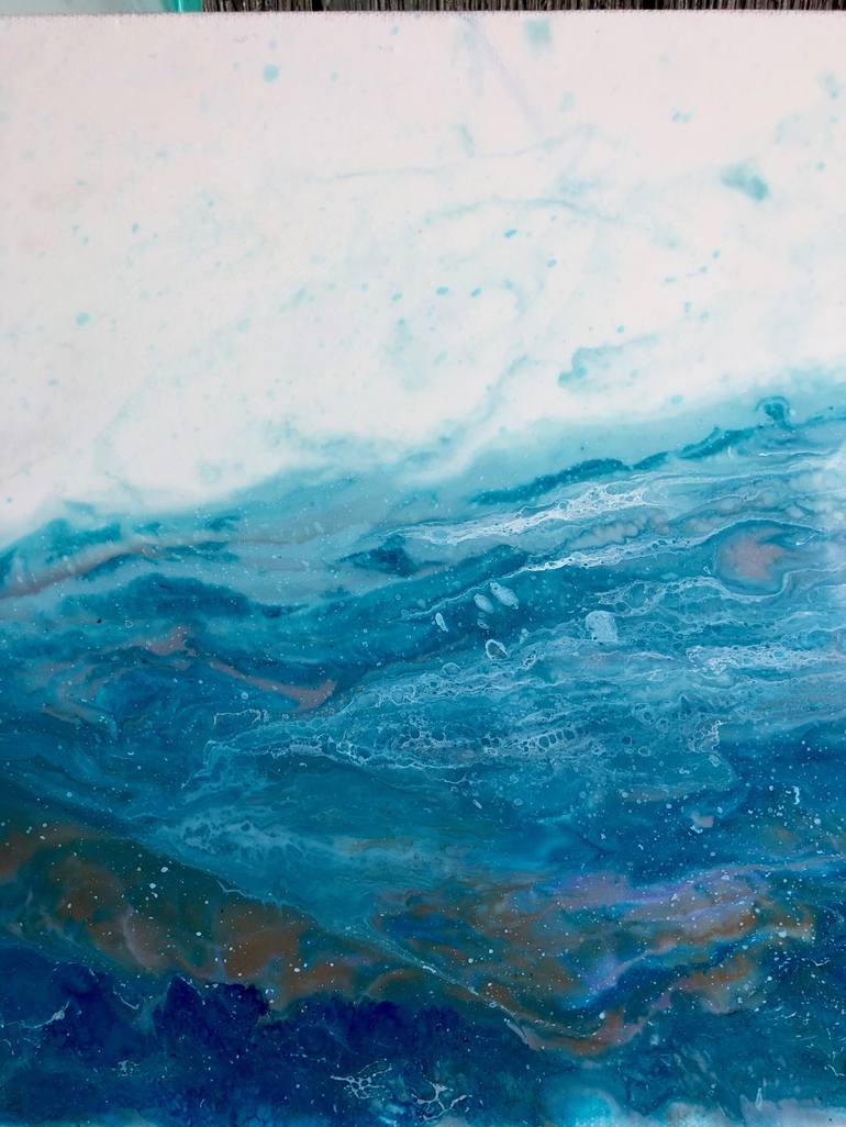 Original Fine Art Seascape Painting by Tiffani Buteau