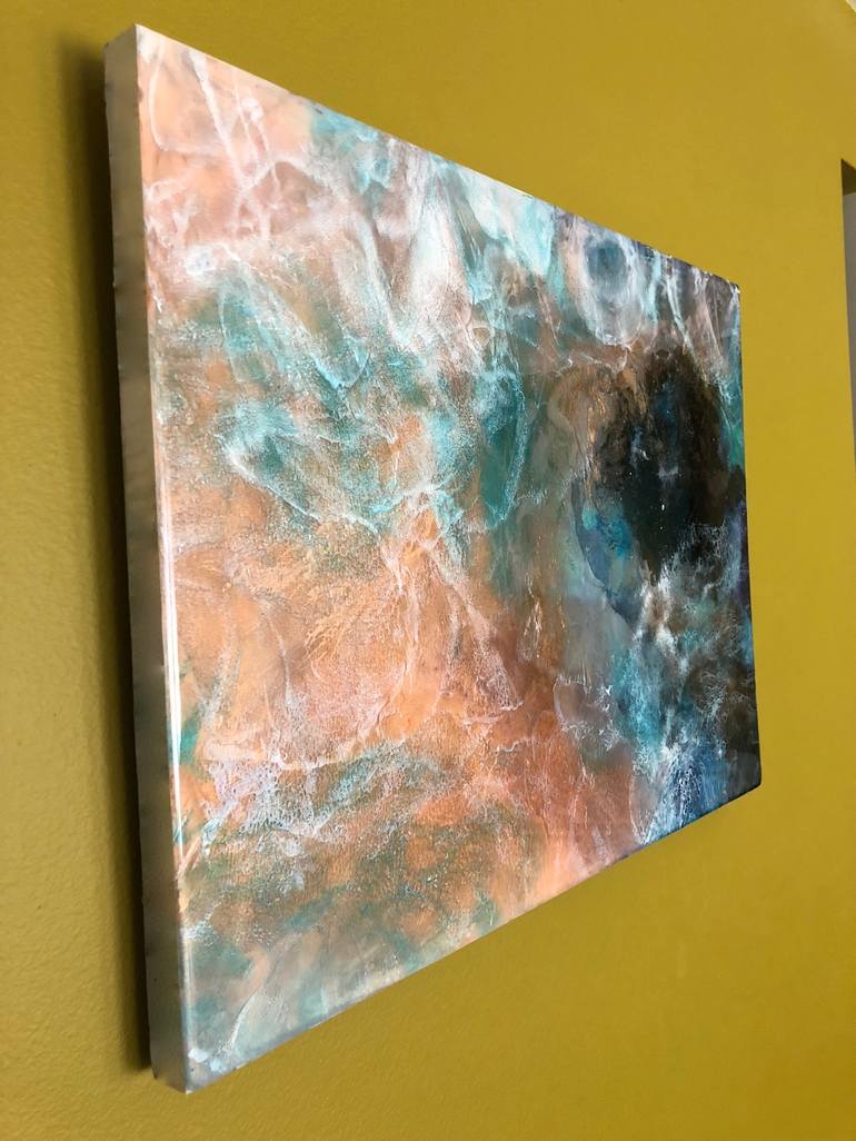 Original Abstract Outer Space Painting by Tiffani Buteau