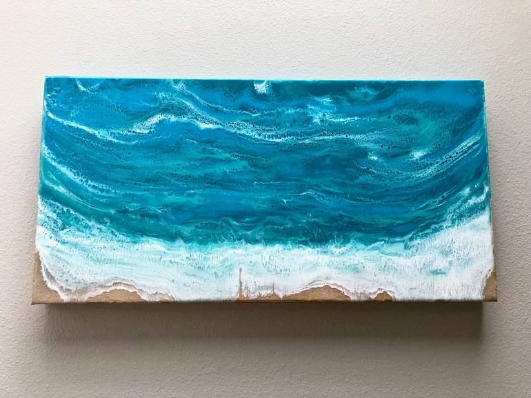 Original Abstract Expressionism Seascape Painting by Tiffani Buteau