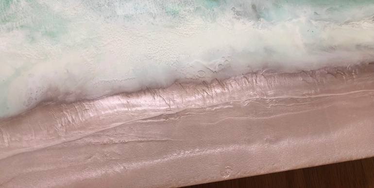 Original Abstract Seascape Painting by Tiffani Buteau