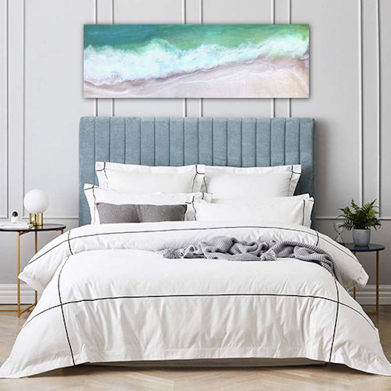 Original Abstract Seascape Painting by Tiffani Buteau