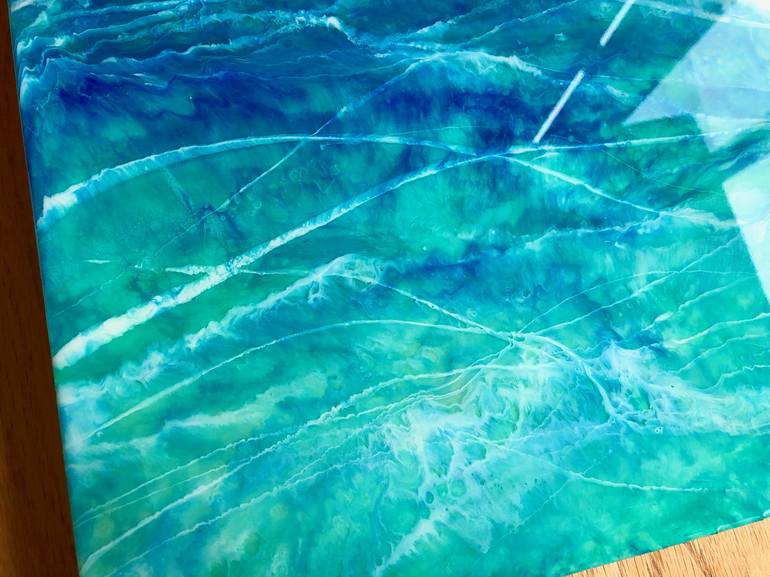 Original Abstract Expressionism Seascape Painting by Tiffani Buteau