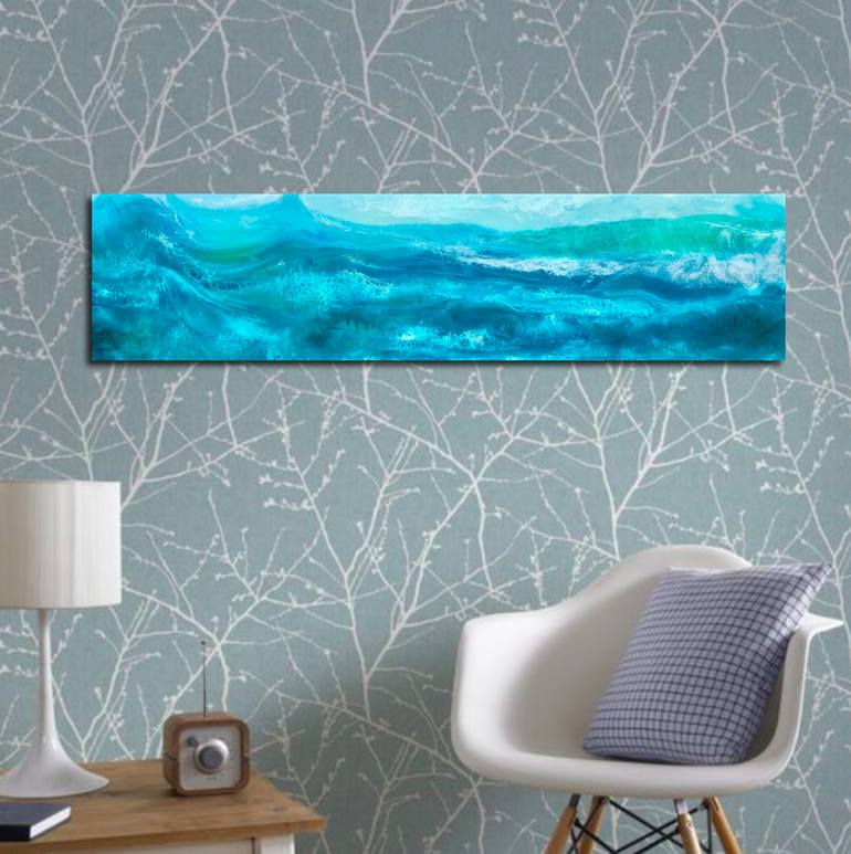 Original Impressionism Seascape Painting by Tiffani Buteau