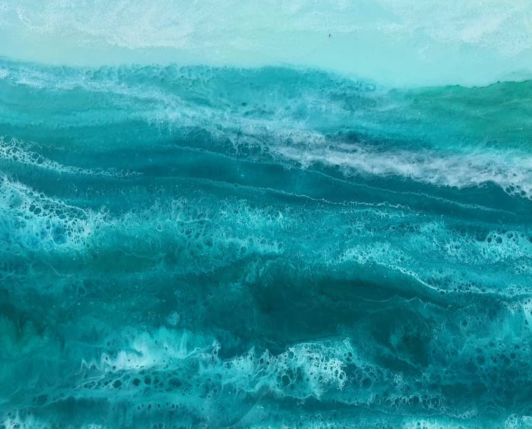 Original Impressionism Seascape Painting by Tiffani Buteau