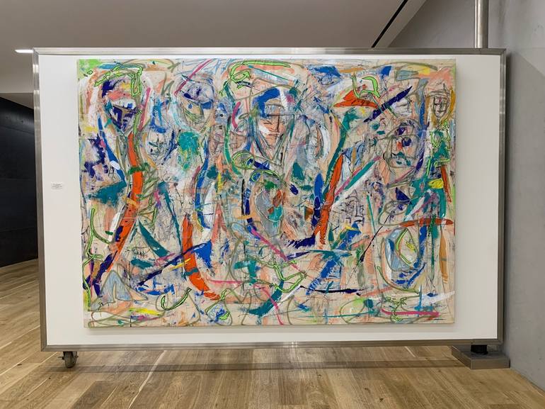 Original Abstract Expressionism Abstract Paintings by Ben Fluno