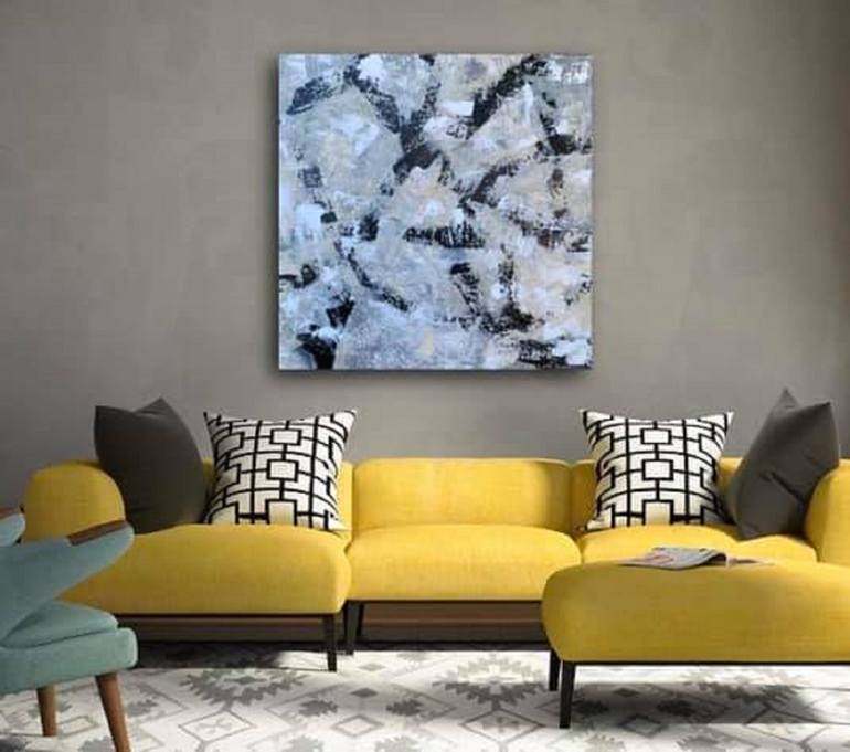 Original Contemporary Abstract Painting by Ben Fluno