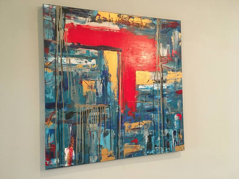Original Modern Abstract Painting by Ben Fluno