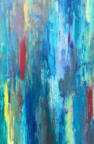 Original Fine Art Abstract Paintings by Ben Fluno