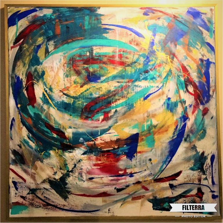 Original Abstract Painting by Ben Fluno