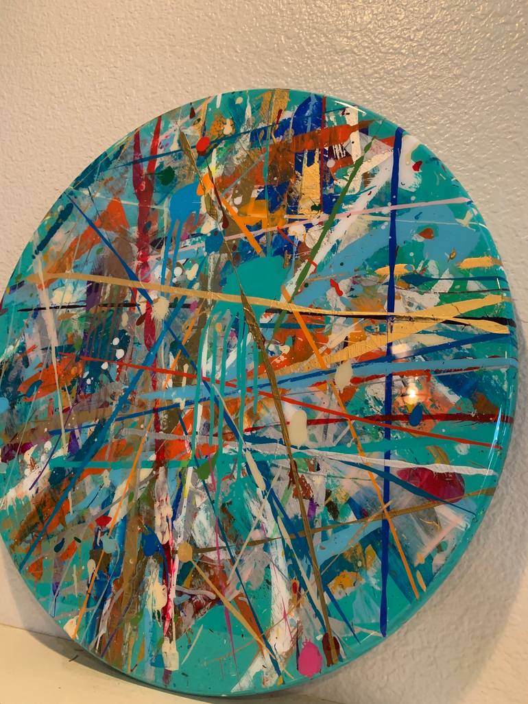 Original Abstract Expressionism Abstract Painting by Ben Fluno