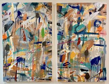 Original Abstract Paintings by Ben Fluno