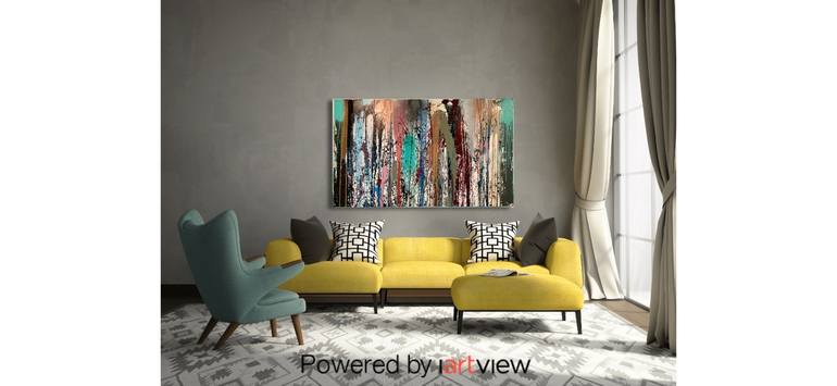 Original Abstract Expressionism Abstract Painting by Ben Fluno