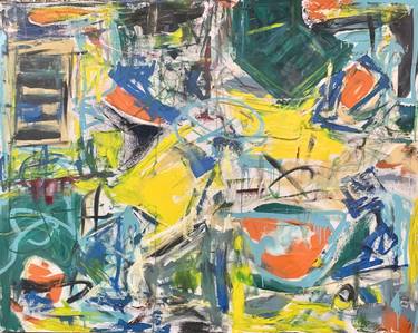 Original Abstract Expressionism Abstract Paintings by Ben Fluno