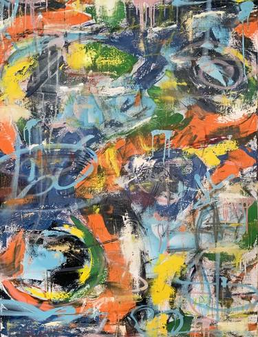 Original Abstract Expressionism Abstract Paintings by Ben Fluno