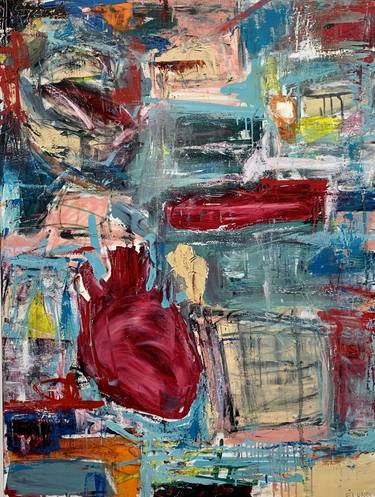 Original Abstract Love Paintings by Ben Fluno