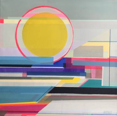 Print of Abstract Geometric Paintings by Shilo Ratner