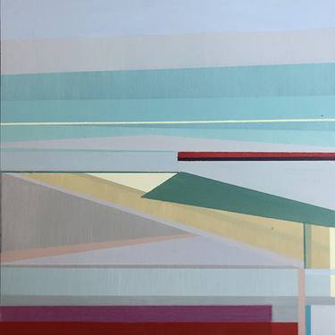 Original Abstract Geometric Paintings by Shilo Ratner