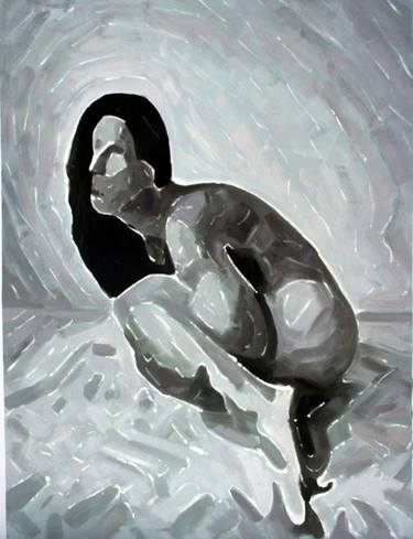 Original Nude Painting by Sabyasachi Roy