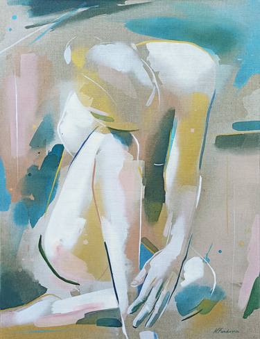 Original Figurative Nude Paintings by Natalia Fundowicz