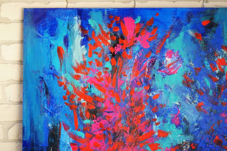 Original Abstract Expressionism Abstract Painting by Anna Selina