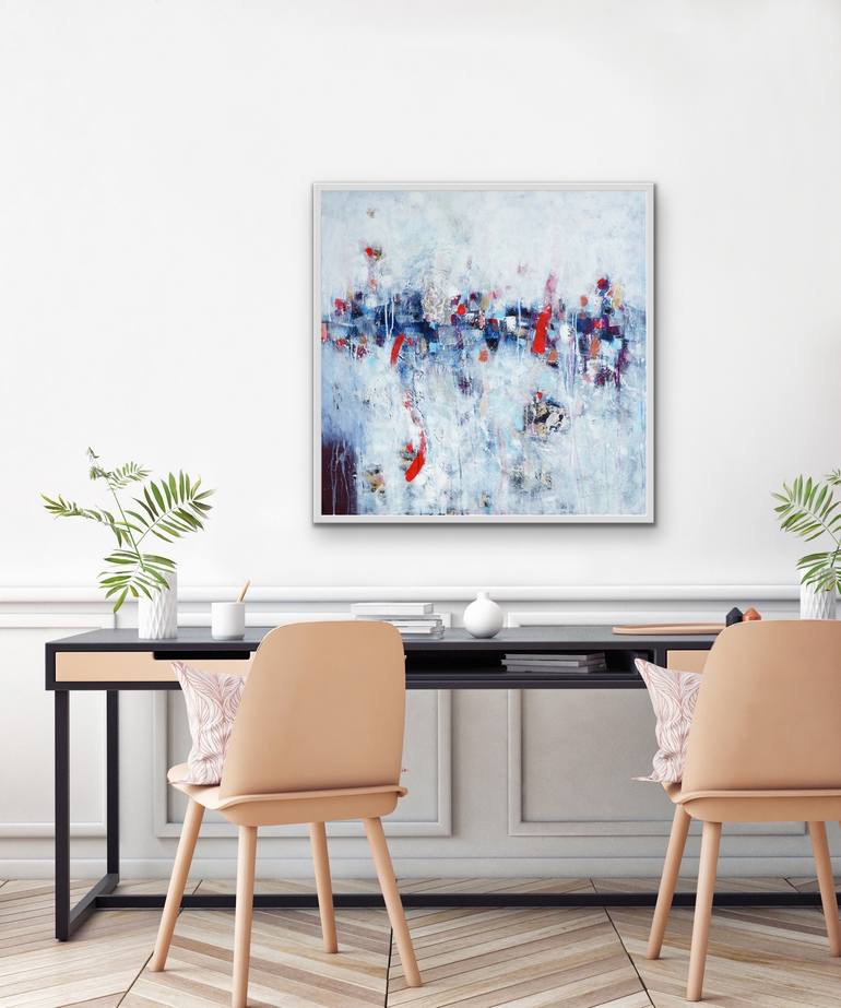 Original Minimalism Abstract Painting by Anna Selina