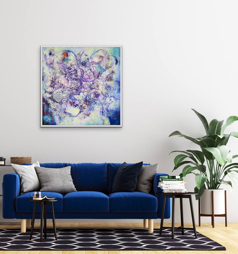 Original Abstract Expressionism Abstract Painting by Anna Selina