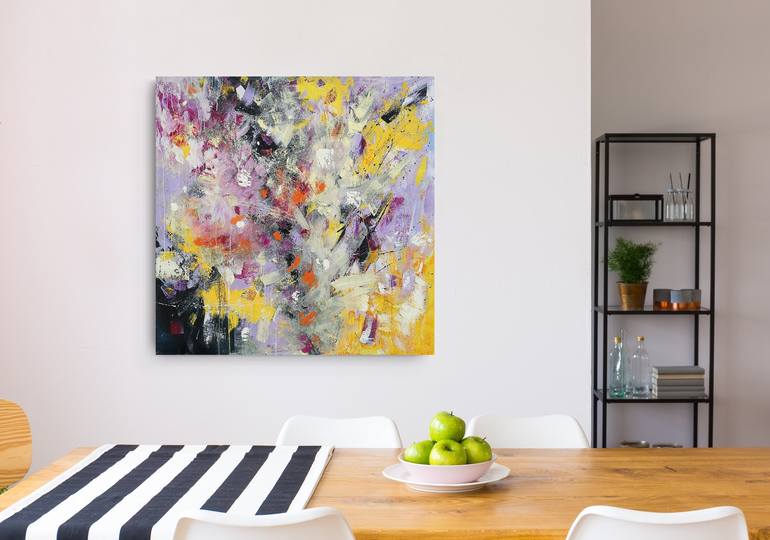 Original Abstract Expressionism Abstract Painting by Anna Selina