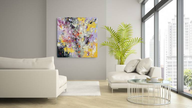 Original Abstract Expressionism Abstract Painting by Anna Selina