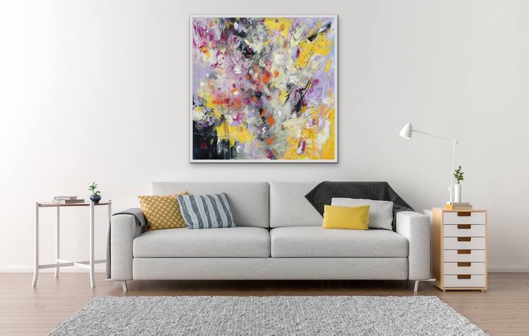 Original Abstract Expressionism Abstract Painting by Anna Selina