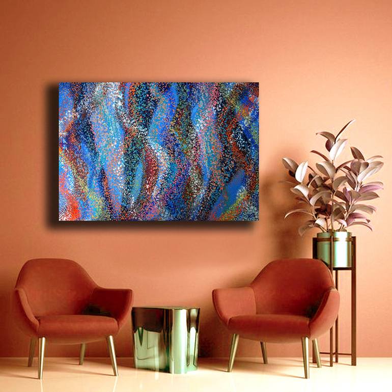 Original Contemporary Abstract Painting by Roz Edwards