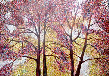 Original Tree Paintings by Roz Edwards