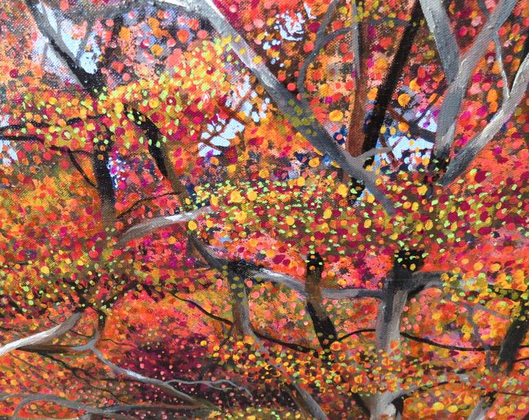 Original Tree Painting by Roz Edwards