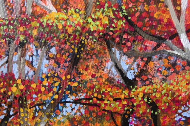 Original Tree Painting by Roz Edwards