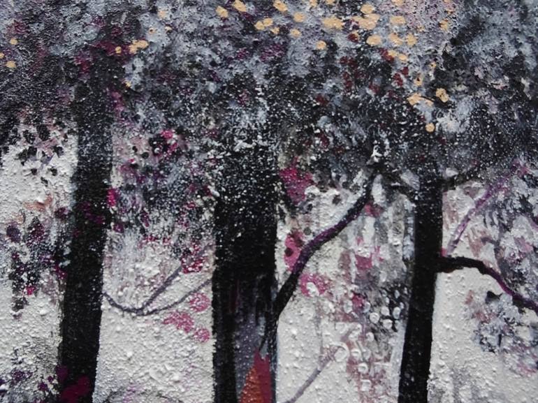 Original Fine Art Tree Painting by Roz Edwards