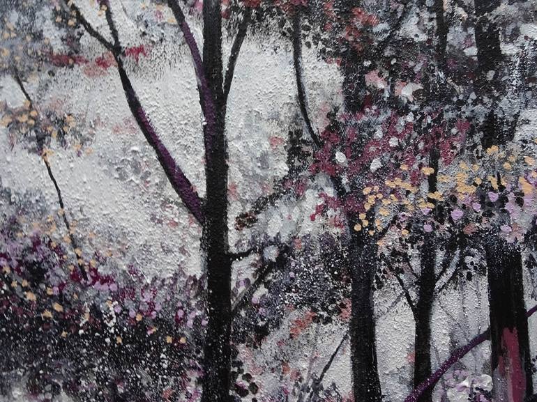 Original Fine Art Tree Painting by Roz Edwards