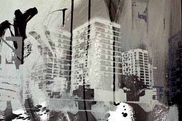 Original Abstract Architecture Paintings by Spencer Whiting