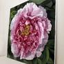 photorealism - still life - plant - peony flower