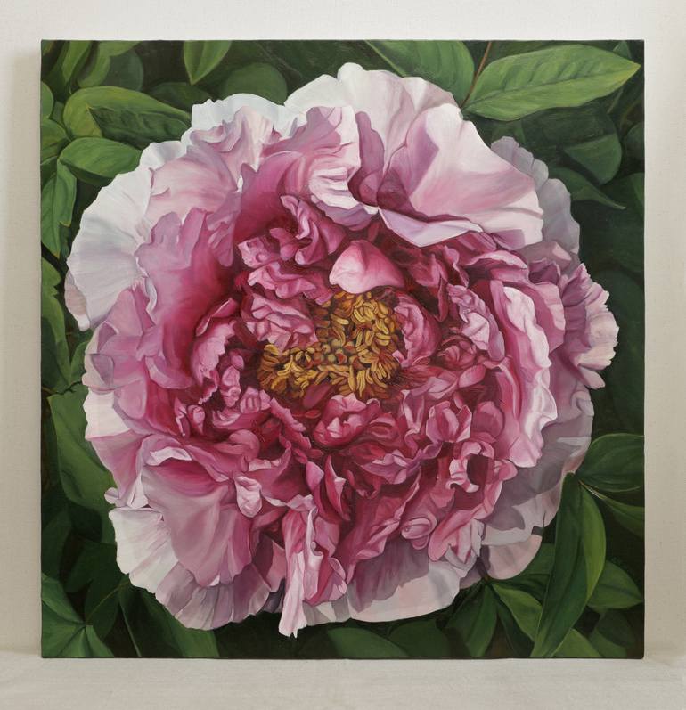 Original Floral Painting by Zhaohui Yang