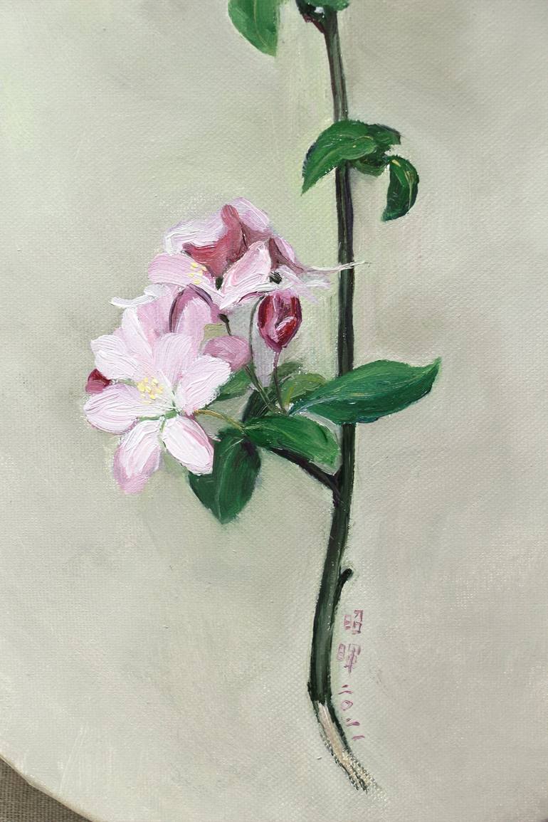 Original Floral Painting by Zhaohui Yang