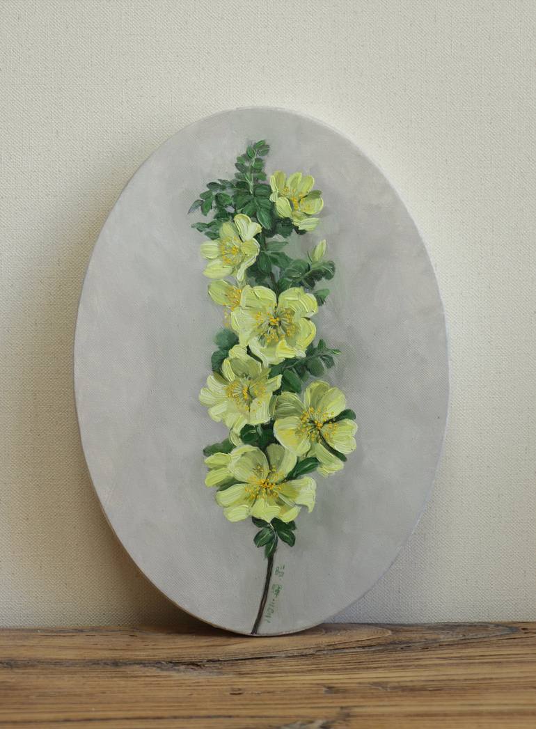 Original Floral Painting by Zhaohui Yang