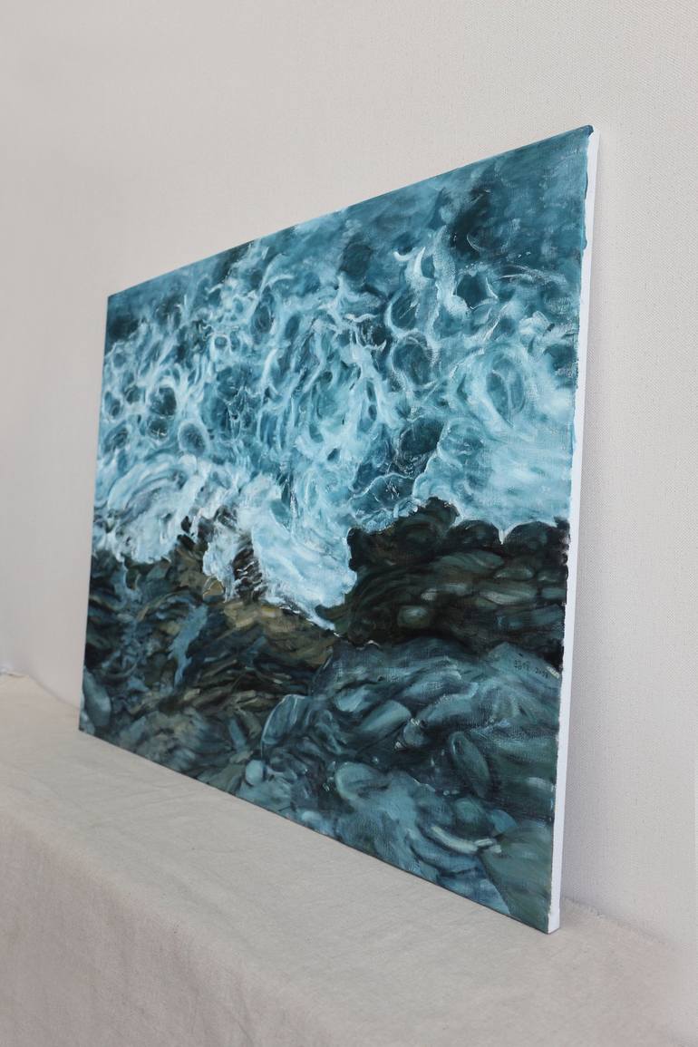 Original Seascape Painting by Zhaohui Yang