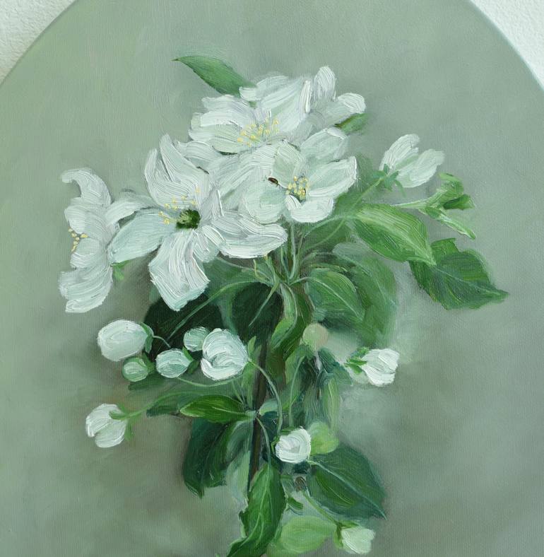 Original Floral Painting by Zhaohui Yang