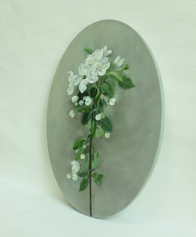 Original Floral Painting by Zhaohui Yang