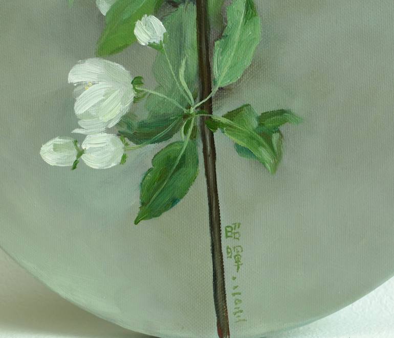 Original Floral Painting by Zhaohui Yang