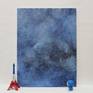 abstract expressionism painting - blue - view No.1