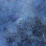 abstract expressionism painting - blue - view No.1